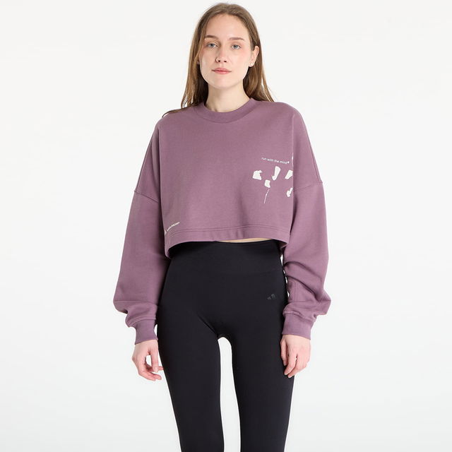 Adi365 x Hermanos Koumori Running Cropped Crewneck Sweatshirt