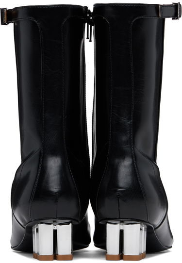 Кецове и обувки GANNI GANNI Oleatex Eyelets Lace-Up Boots Черно | S2967, 1