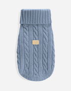 Dolce & Gabbana Cable Knit Wool Dog Sweater