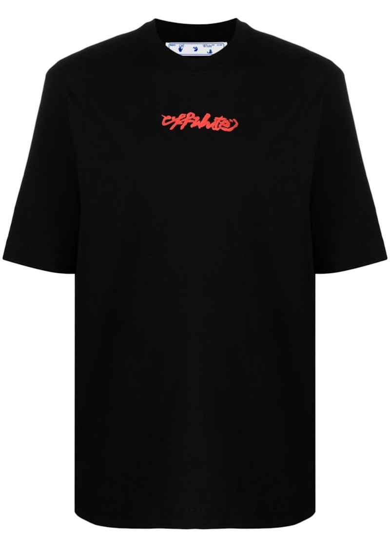 Тениска Off-White Arrows On Canvas T-Shirt Black Черно | OMAA119F21JER0151084