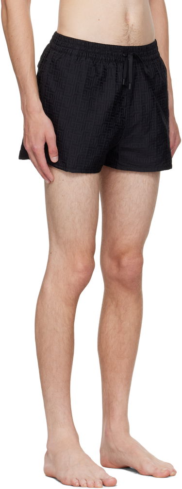 Бански Balmain Balmain Monogram Swim Shorts Бежово | BWB671500, 4