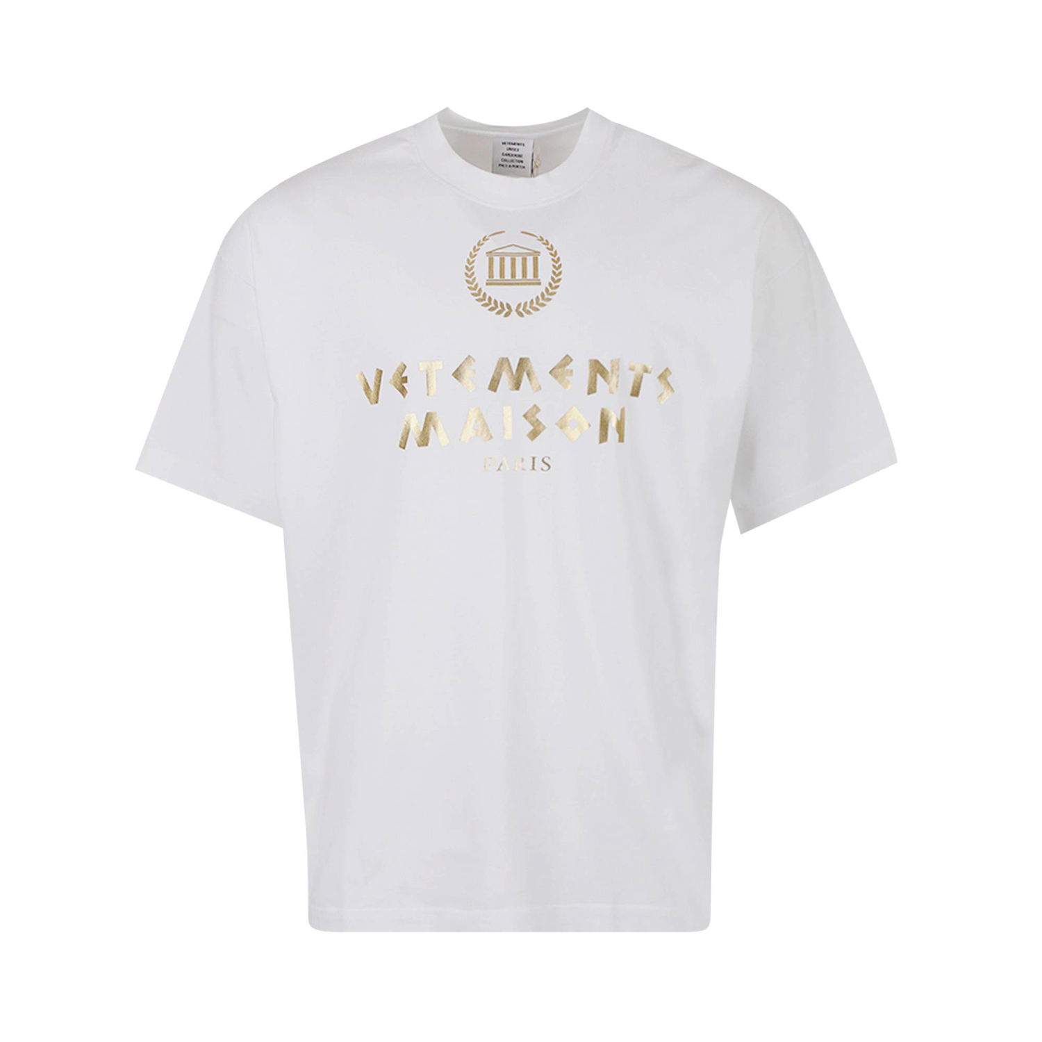 Тениска VETEMENTS Maison Hotel Casino T-Shirt Бяло | UA53TR300W WHIT, 1