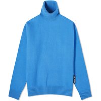 Пуловер Gucci Logo Tab Turtleneck Синьо | 763343-XKDNG-4990, 1