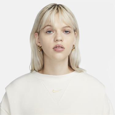 Пуловер Nike French Terry Crewneck Бежово | DV7802-901, 1