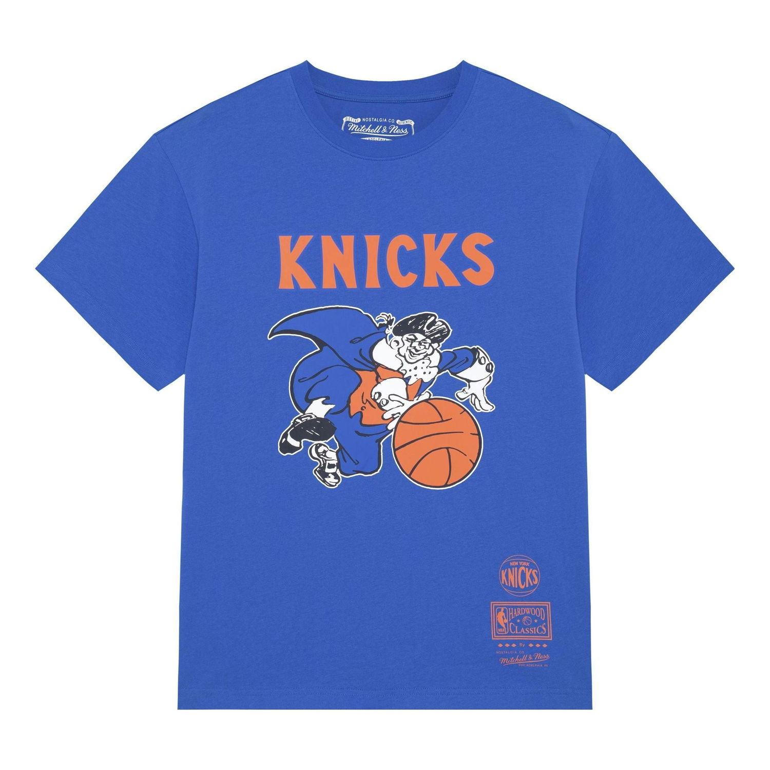 Тениска Mitchell & Ness NBA New York Knicks Logo T-Shirt Синьо | MNJYSST230161-ROYAL, 0