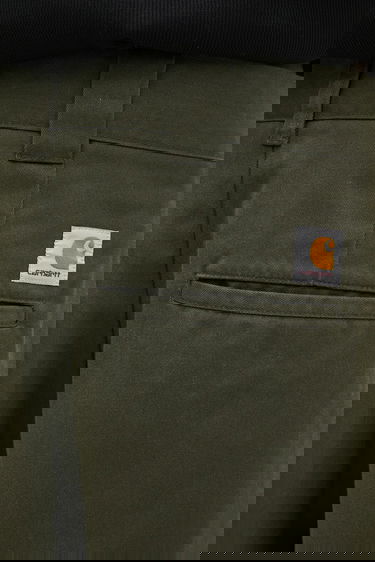 Панталони Carhartt WIP Wide-Leg Craft Pants Зелено | I035652.6302, 3