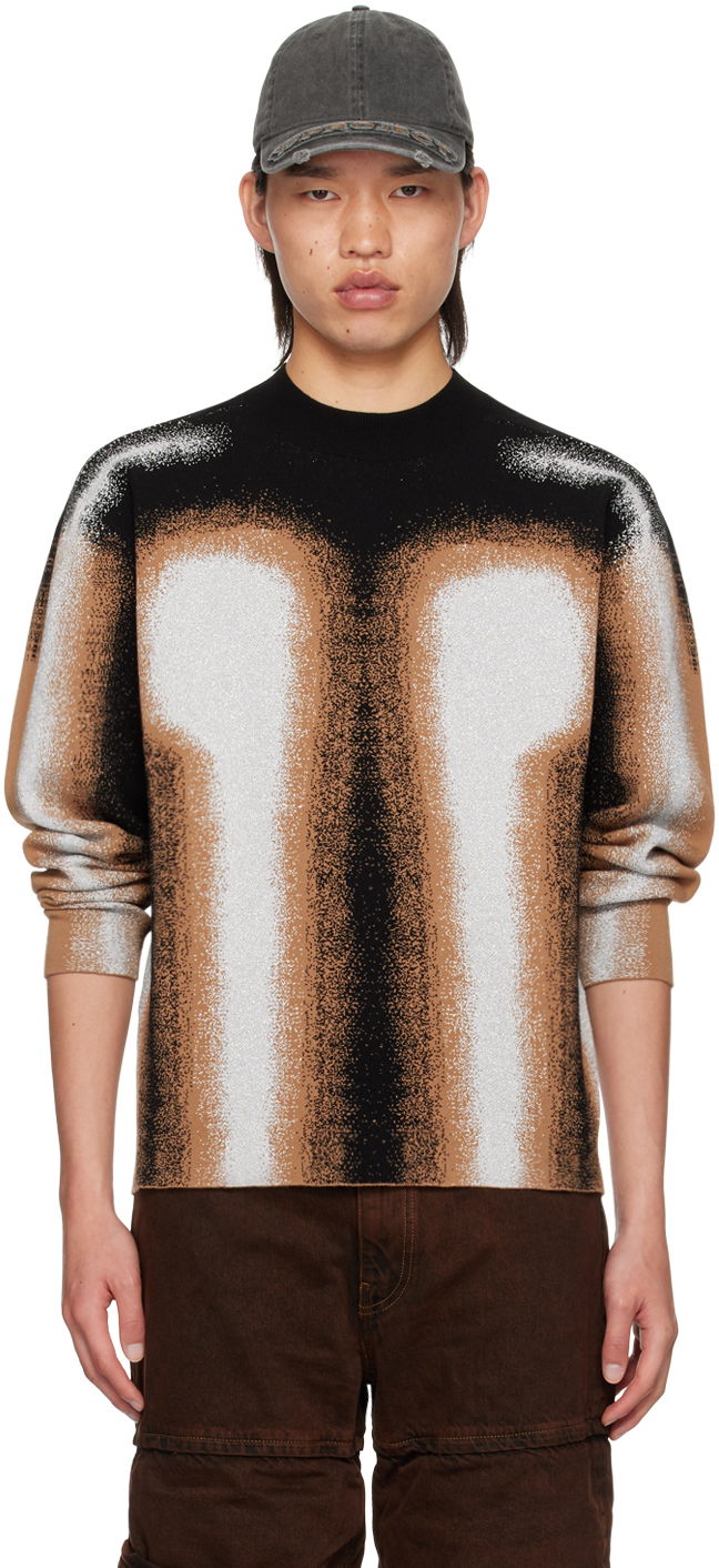 Пуловер Y/PROJECT Gradient Crewneck Sweater Черно | 206SW003, 0