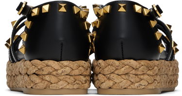 Кецове и обувки Valentino Valentino Garavani Rockstud Cork Wedge Sandals Бяло | 6W2S0LP9CYP, 4