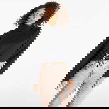 Суитчър CALVIN KLEIN Cropped Logo Tape Sweatshirt Черно | J20J221946 BEH, 0