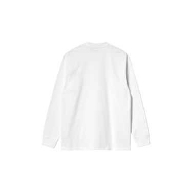Тениска Carhartt WIP L/S Pocket T-Shirt Бяло | I030437_02_XX, 7