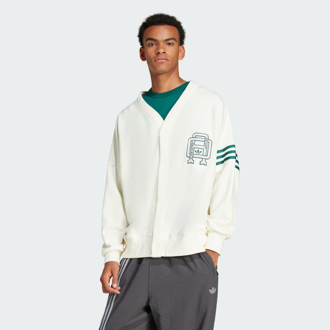 Пуловер adidas Originals adidas Originals Cardigan Бяло | JD0684, 0