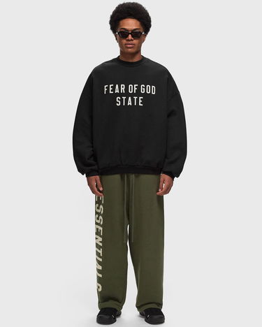 Суитчър Fear of God Essentials Heavy Fleece Crewneck Sweatshirt Size L Черно | 192BT246230F-001, 1