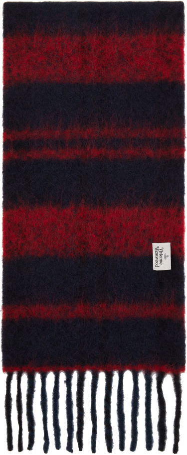 Шал Vivienne Westwood Vivienne Westwood Chunky Stripe Scarf Тъмно синьо | 8103014F-W01BN-, 1