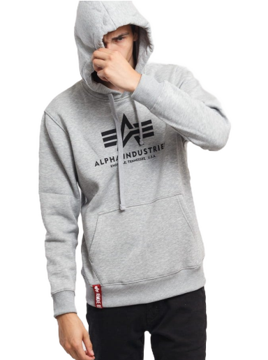 Суитчър Alpha Industries Basic Hoody Сиво | 178312 17