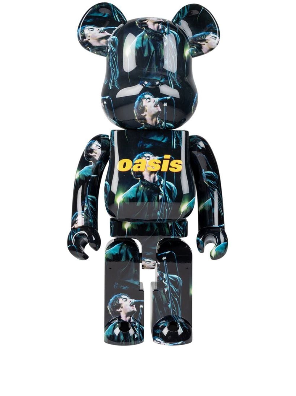 Колекционерско Medicom Toy Oasis Knebworth 1996 BE@RBRICK figure - Blue Черно | MEDI011119618764, 0