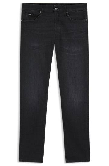Дънки BOSS Delaware Slim-Fit Italian-Made Denim Jeans Черно | 50550954, 0