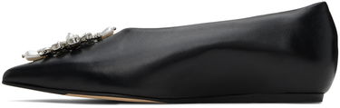 Облекло Simone Rocha Simone Rocha Embellished Pointed Toe Ballerina Flats Черно | PMP18B 0799, 2