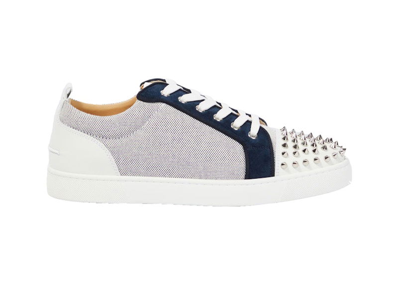 Кецове и обувки Christian Louboutin Louboutin Louis Junior Spikes Orlato Бяло | 1230925 BL9R, 0