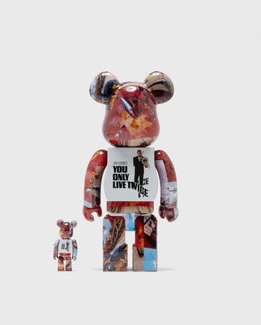 Колекционерско Medicom Toy BE@RBRICK 007 YOU ONLY LIVE TWICE 100% & 400% Set Червено | MT_0046, 2