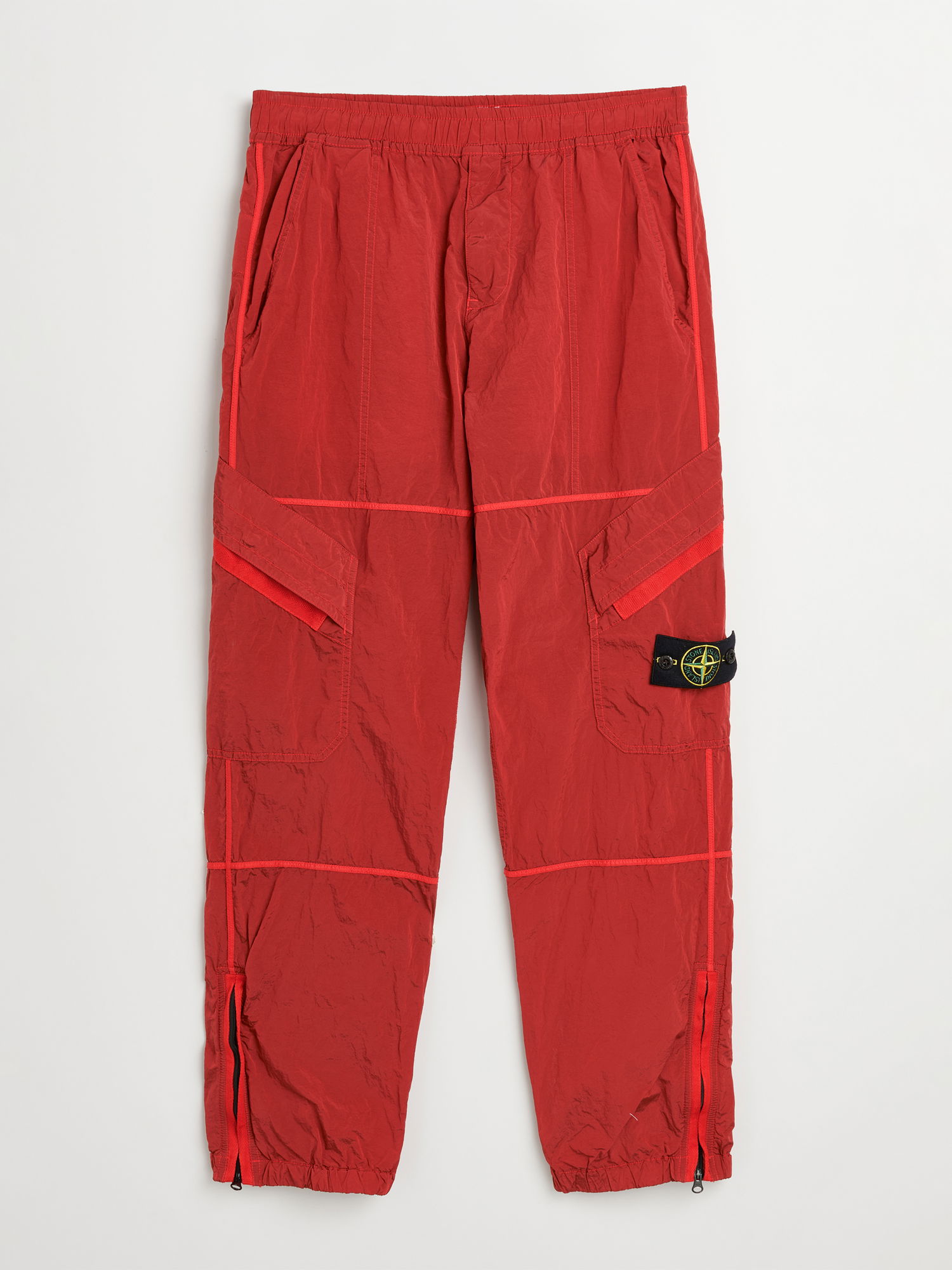 Панталони Stone Island Loose Metal Nylon Pants Червено | 801531719 V0010, 0