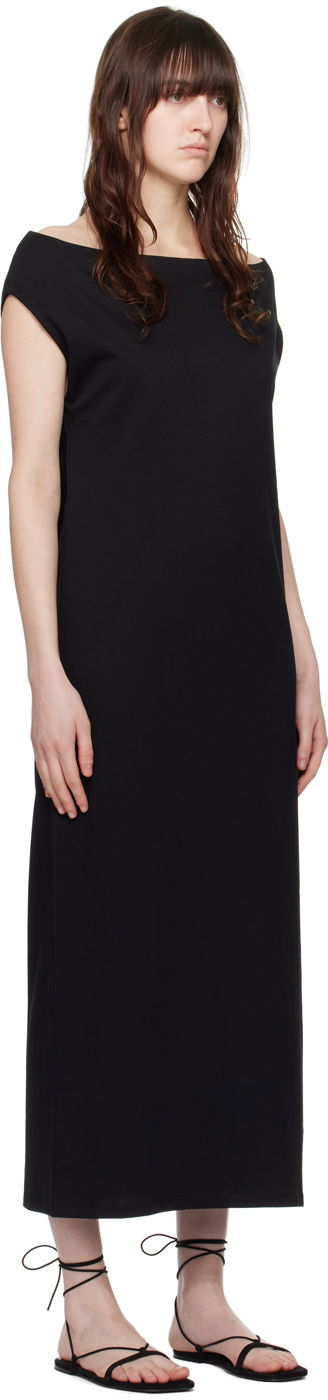 Pокля Loulou de Saison Loulou de Saison Martial Maxi Dress Черно | MARTIAL, 1