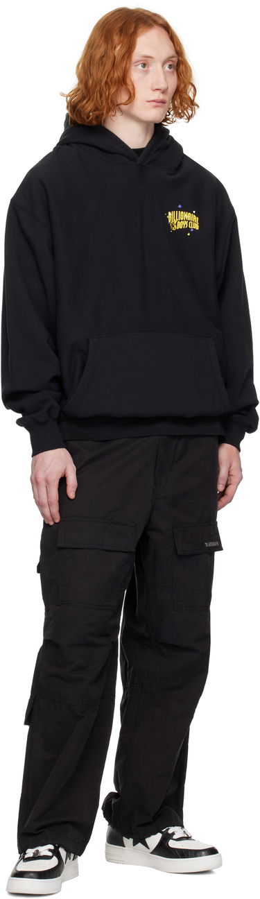 Суитчър BILLIONAIRE BOYS CLUB Billionaire Boys Club Oversized Arch Logo Popover Hoodie Черно | B24449, 3