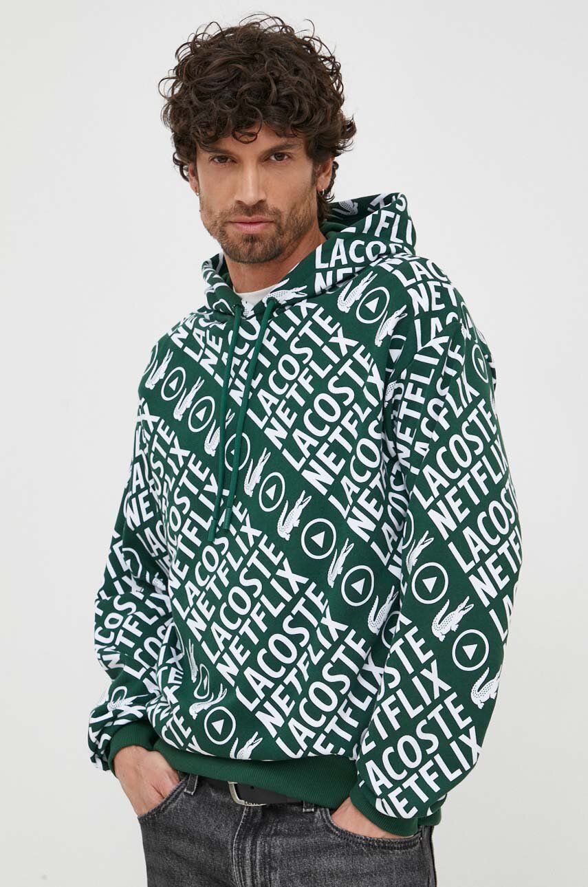 Суитчър Lacoste x Netflix Loose Fit Organic Cotton Sweatshirt Многоцветен | SH8124, 0