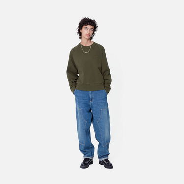Суитчър Carhartt WIP Cropped Sweatshirt Зелено | I034307_9, 2