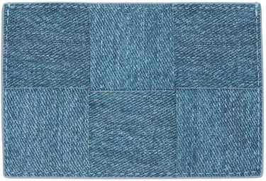 Портфейл Bottega Veneta Cassette Credit Card Holder Синьо | 748052V49K1, 0