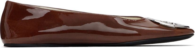 Облекло Tory Burch Tory Burch Reva Ballerina Flats Кафяво | 173536-200