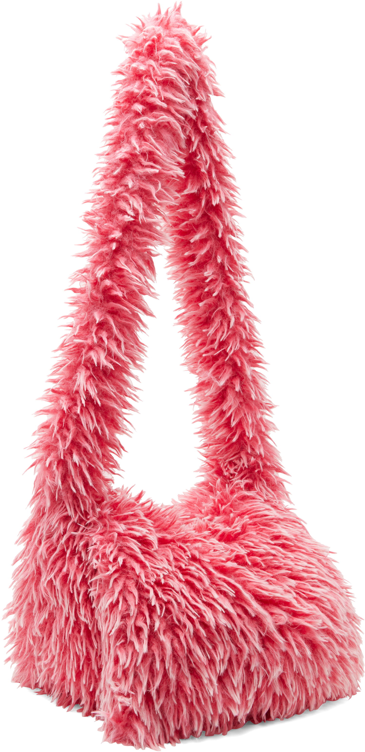 Чанта през рамо ERL ERL Faux-Fur Messenger Bag Розово | ERL10K016, 1