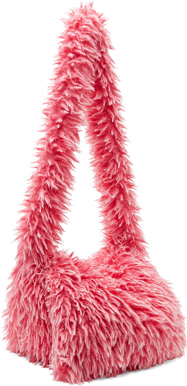 Чанта през рамо ERL ERL Faux-Fur Messenger Bag Розово | ERL10K016, 1