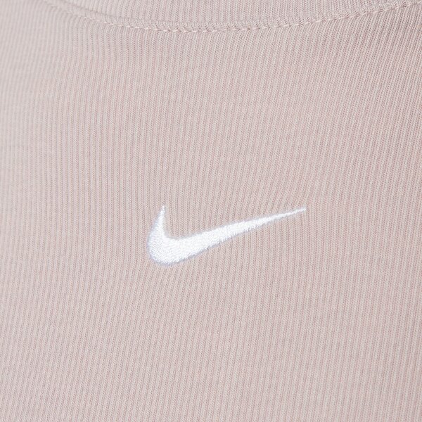 Тениска Nike W Nsw Essntl Rib Mock Ss Top Бежово | DV7958-272, 1