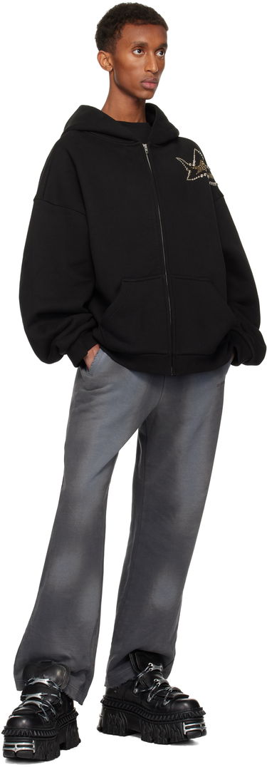 Суитчър We11done We11done Meteor Zip Hoodie Черно | WD-TJ3-24-864-U-BK, 3