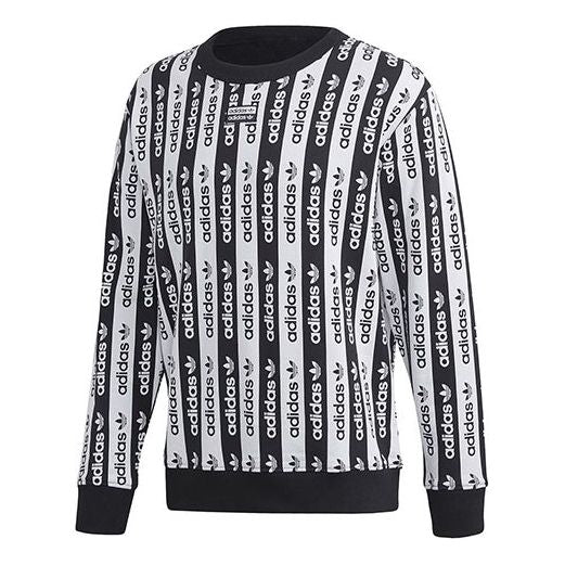 Пуловер adidas Originals Originals D Crew Colorblock Stripe Sweatshirt Черно | FM2292