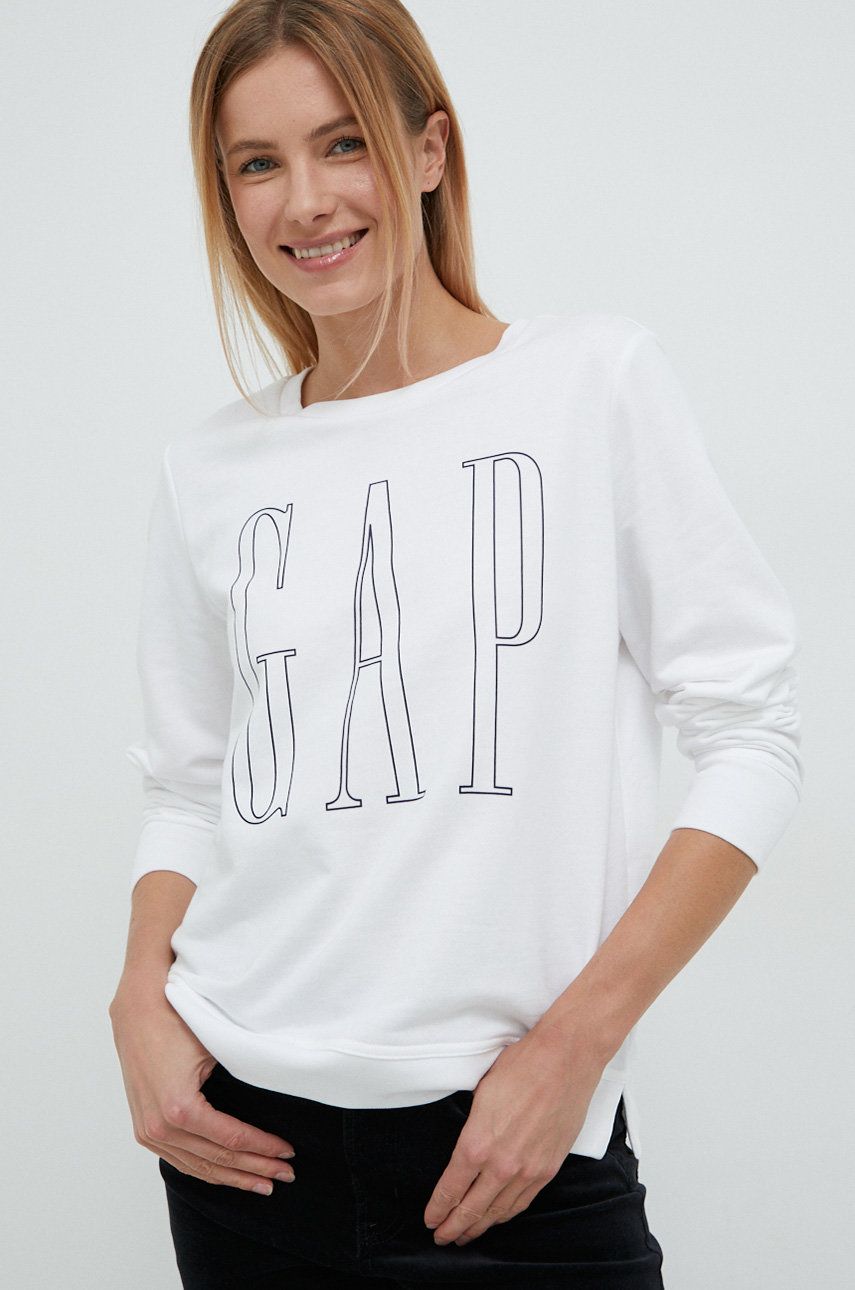 Суитчър GAP Sweatshirt Бяло | 873575., 0