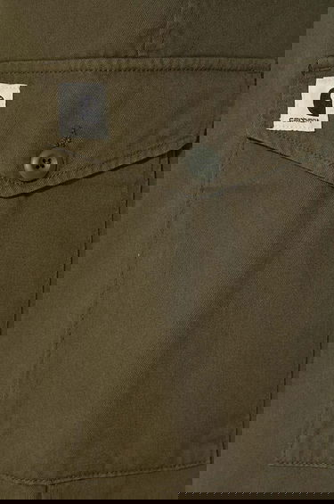 Карго панталони Carhartt WIP Collins Wide High Waist Cotton Pants Зелено | I029789.666GD, 4