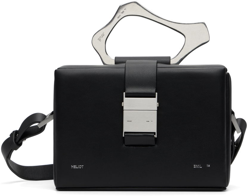 Чанта през рамо HELIOT EMIL HELIOT EMIL Solely Box Bag Черно | PREAW25_15_41_BLK01_CO