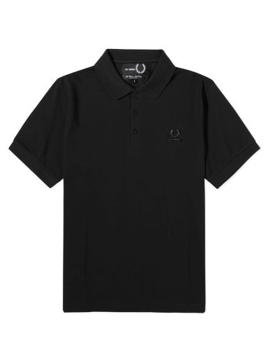 Поло тениска Fred Perry Raf Simons x Enamel Pin Polo Tee Черно | SM6500-102