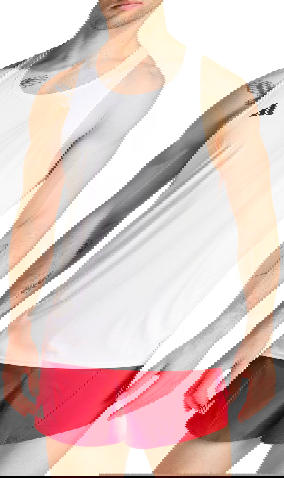 Потник adidas Originals Adizero Tank Top Бяло | ix2853, 0