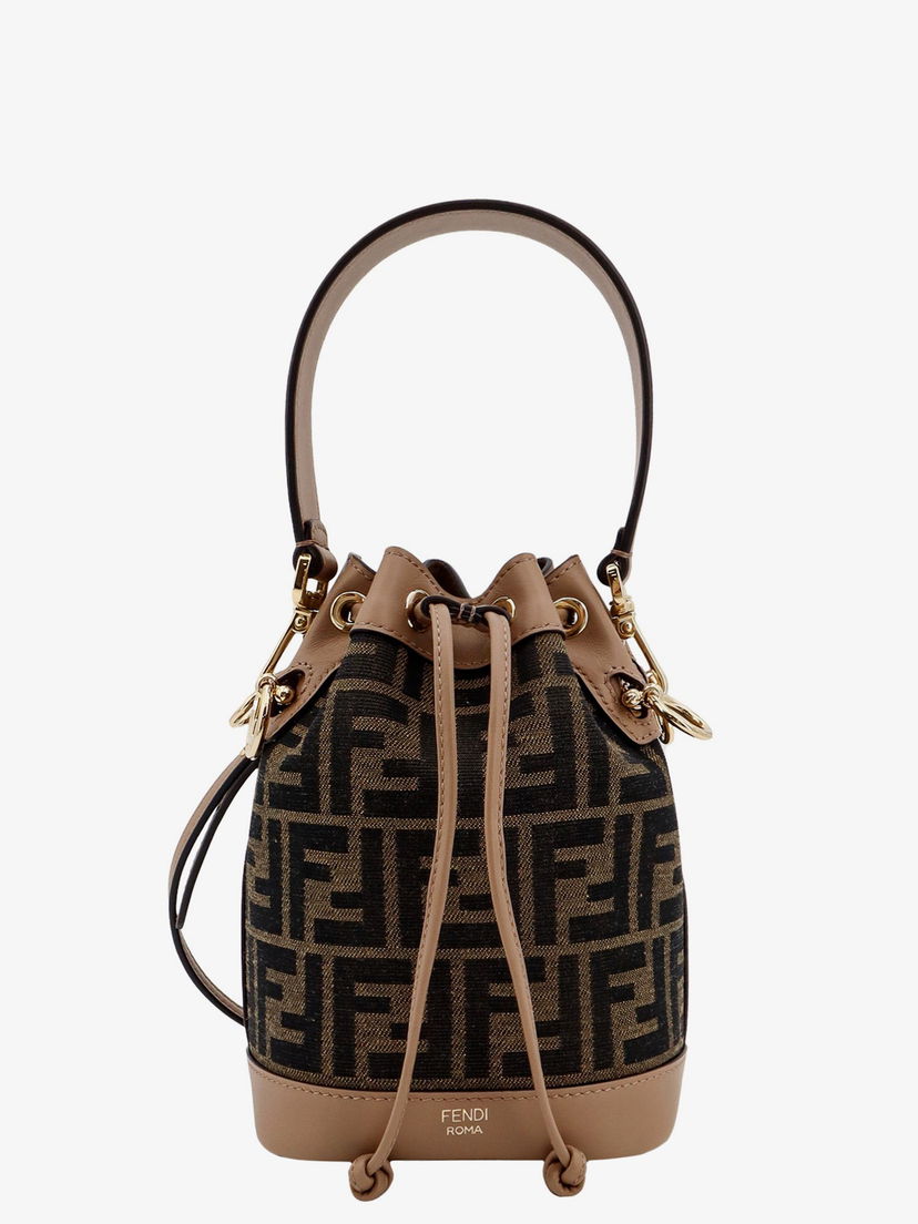 Дамска чанта FENDI Fendi Mon Tresor Mini Bucket Bag Кафяво | 8BS093ALP3F1AOE