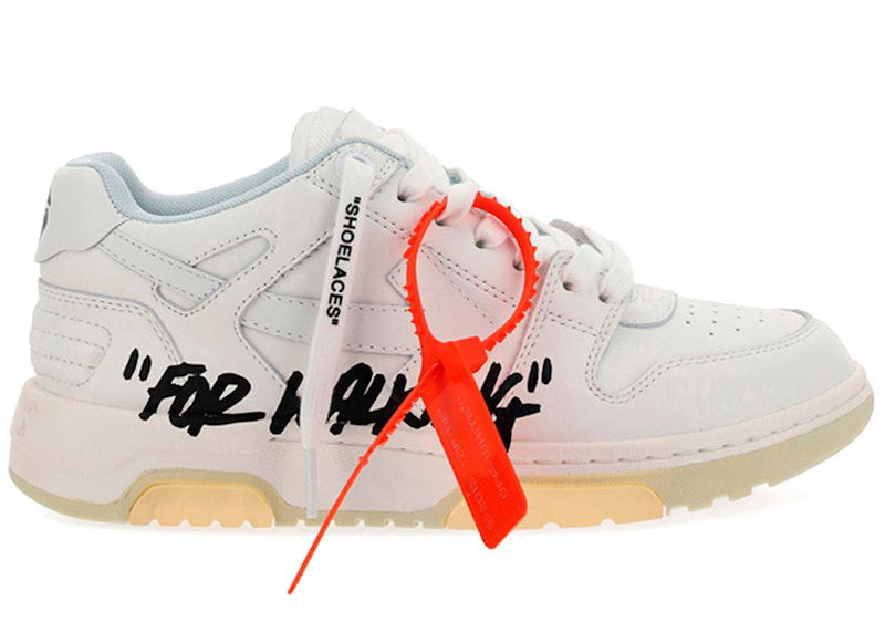 Кецове и обувки Off-White Out Of Office Low "For Walking" White Black W Бяло | OWIA259R21LEA0020110, 0