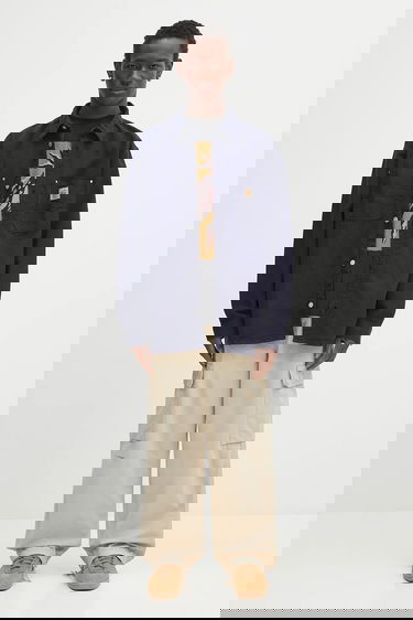 Риза Carhartt WIP Walter Relaxed Fit Classic Collar Shirt Тъмно синьо | I033578.1CGD, 4