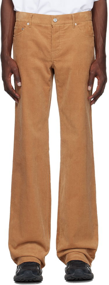 Панталони We11done We11done Low-Rise Corduroy Trousers Кафяво | WD-PT3-22-232-M-CM, 0