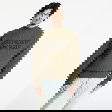 Пуловер Human Made Moc Neck Knit Sweater Зелено | HM30CS011OD, 0