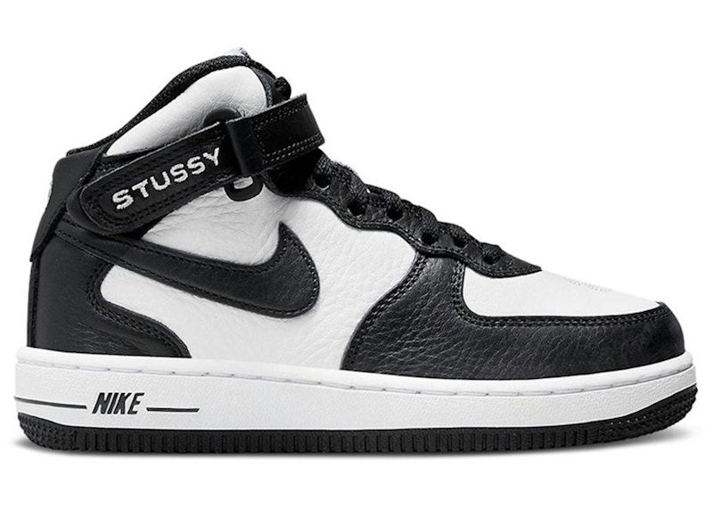 Кецове и обувки Nike Air Force 1 Mid Stussy Черно | DN4158-002, 0