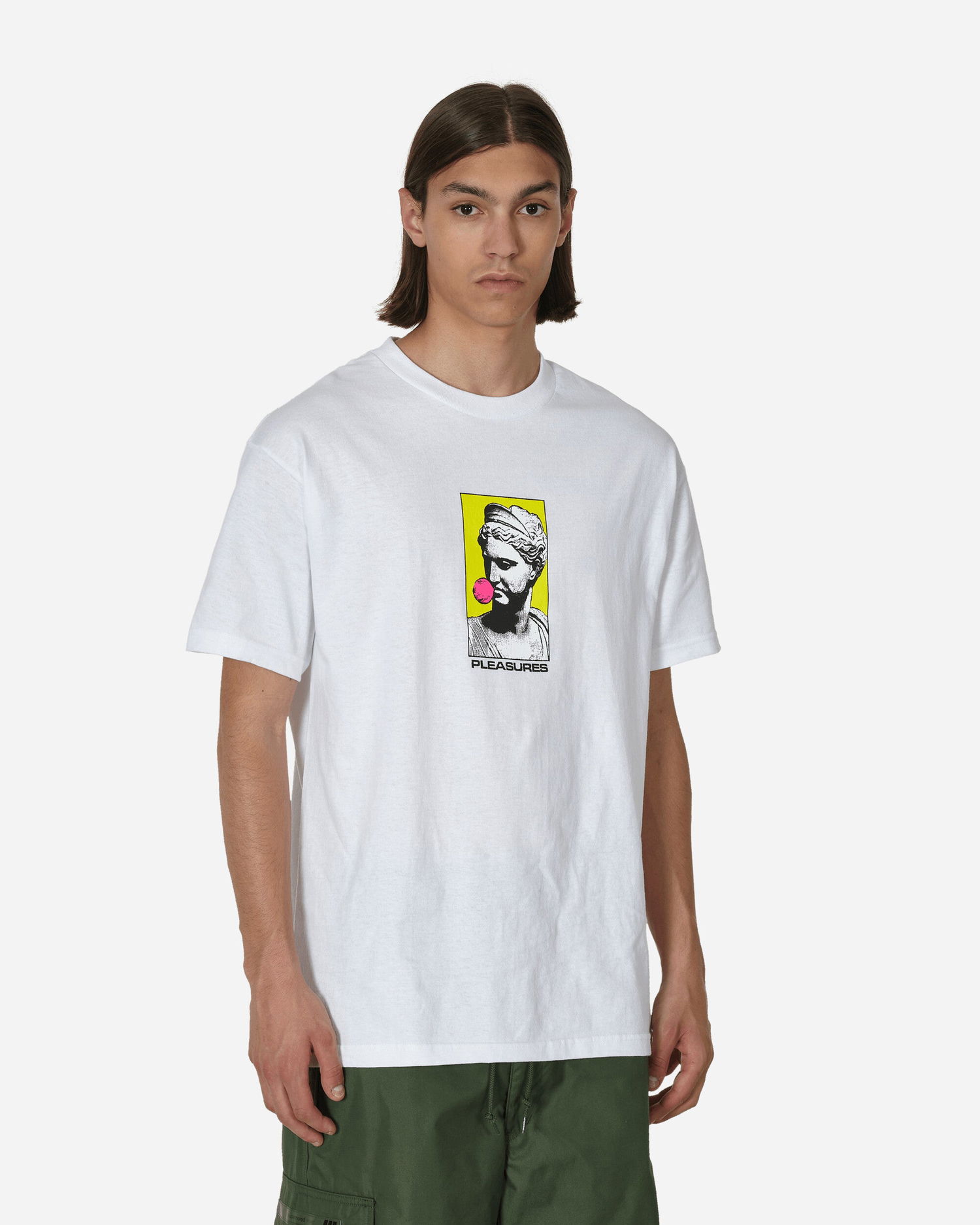 Тениска Pleasures Blow T-Shirt Бяло | P23SU049 WHITE, 0