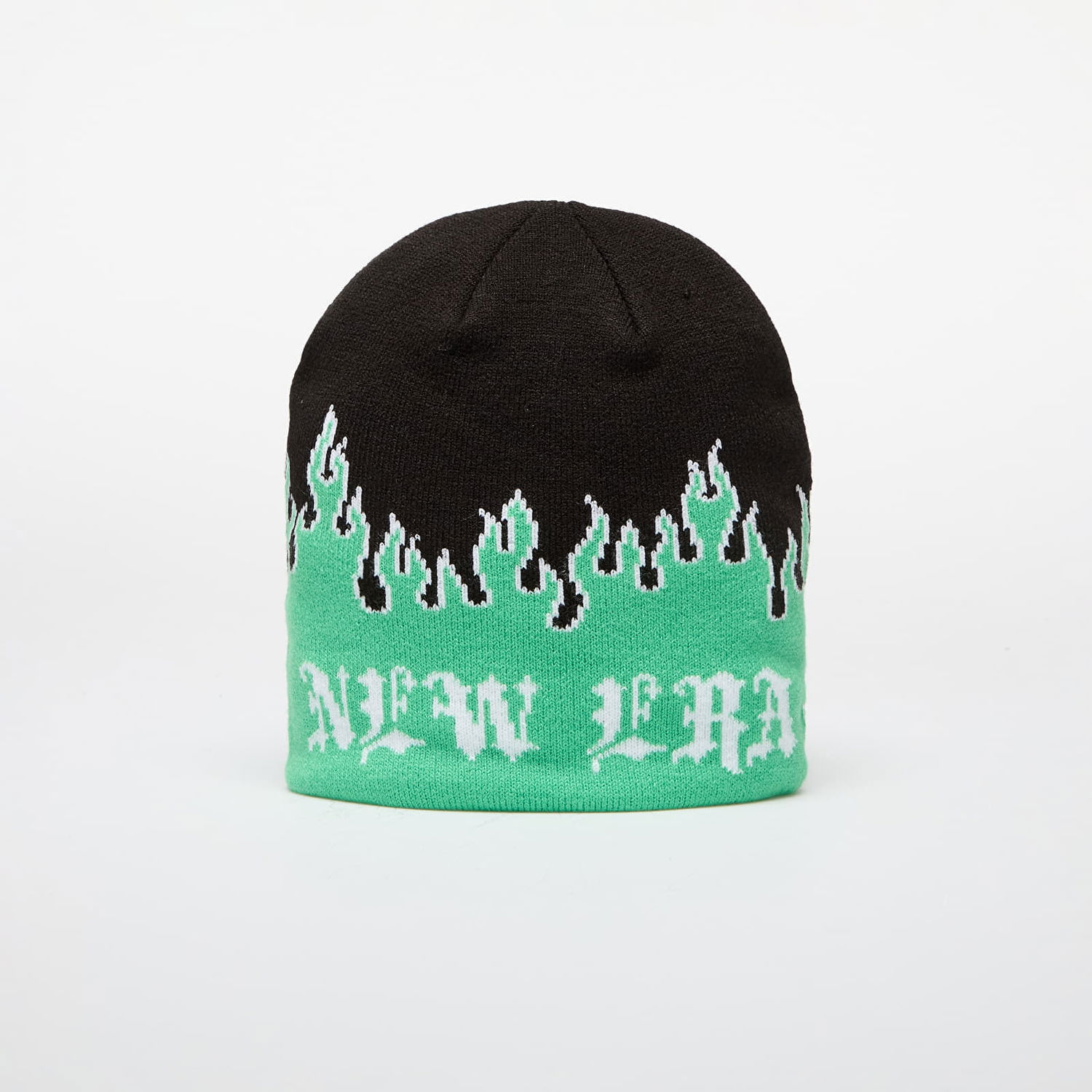 Шапка New Era Knit Thin Flame Skull Knit Island Green Universal Зелено | 60565453, 0