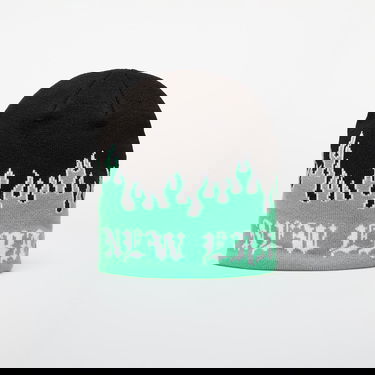 Шапка New Era Knit Thin Flame Skull Knit Island Green Universal Зелено | 60565453, 0