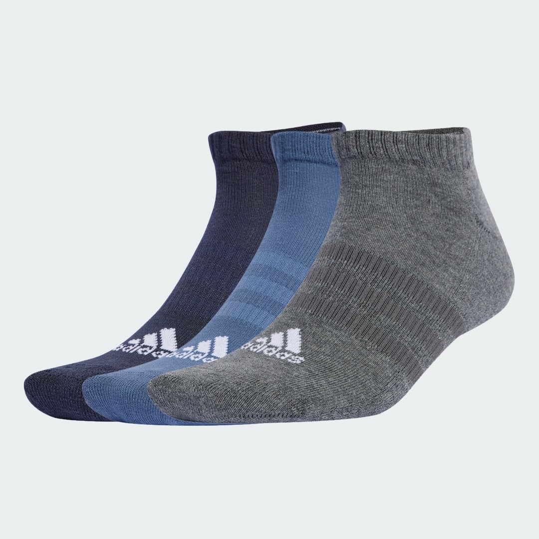 Чорапи adidas Performance Cushioned Low-Cut Socks (3 Pairs) Синьо | IP0398, 0